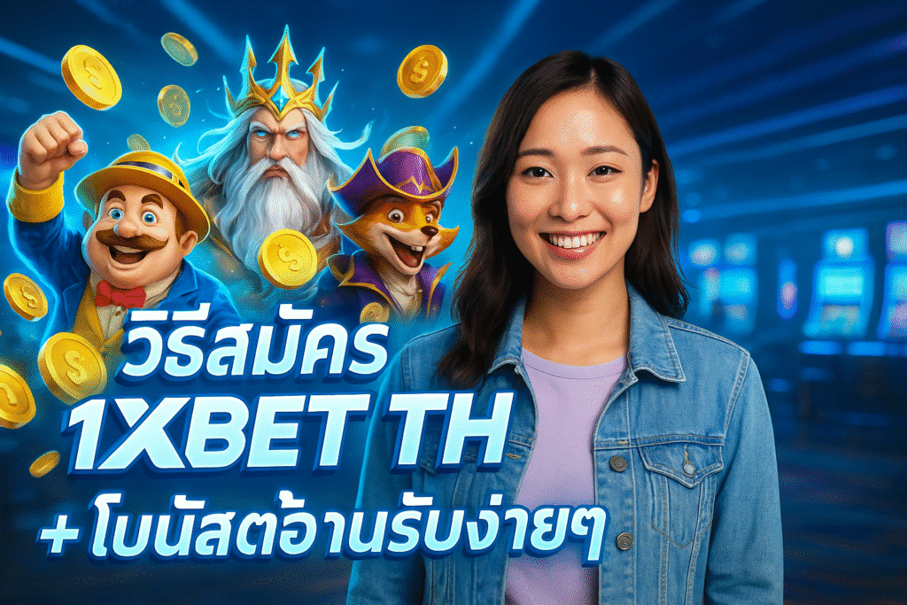 วิธีสมัคร 1XBET TH + โบนัสต้อนรับง่ายๆ