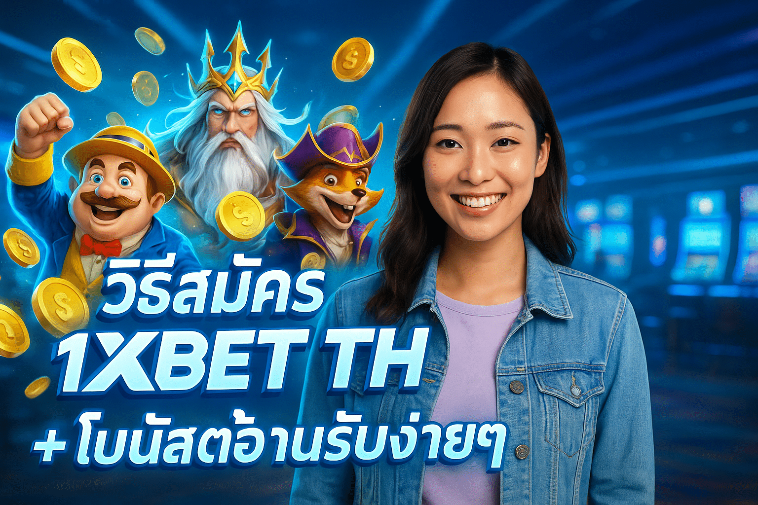 วิธีสมัคร 1XBET TH + โบนัสต้อนรับง่ายๆ