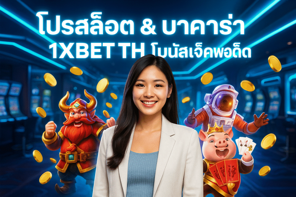 โปรสล็อต & บาคาร่า 1XBET TH โบนัสแจ็คพอตเด็ด