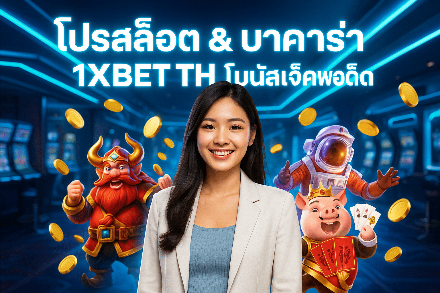 โปรสล็อต & บาคาร่า 1XBET TH โบนัสแจ็คพอตเด็ด