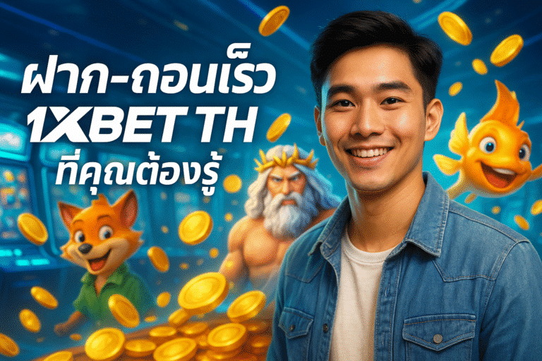 ฝาก-ถอนเร็ว ข้อดีของ 1XBET TH ที่คุณต้องรู้